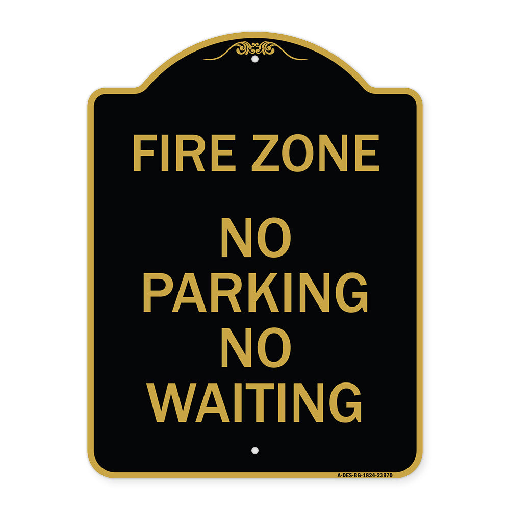Fire Zone No Parking No Waiting