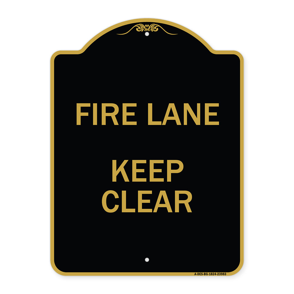 Fire Lane Keep Clear