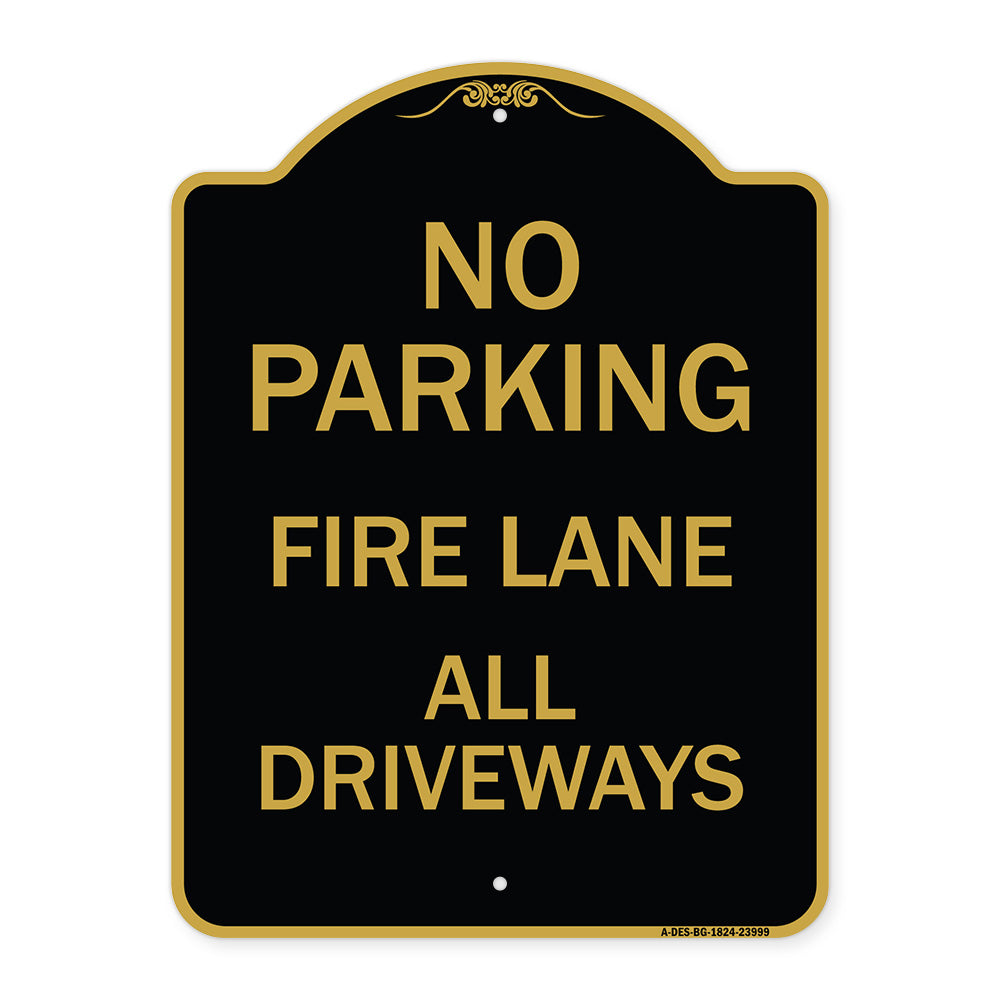Fire Lane All Driveways