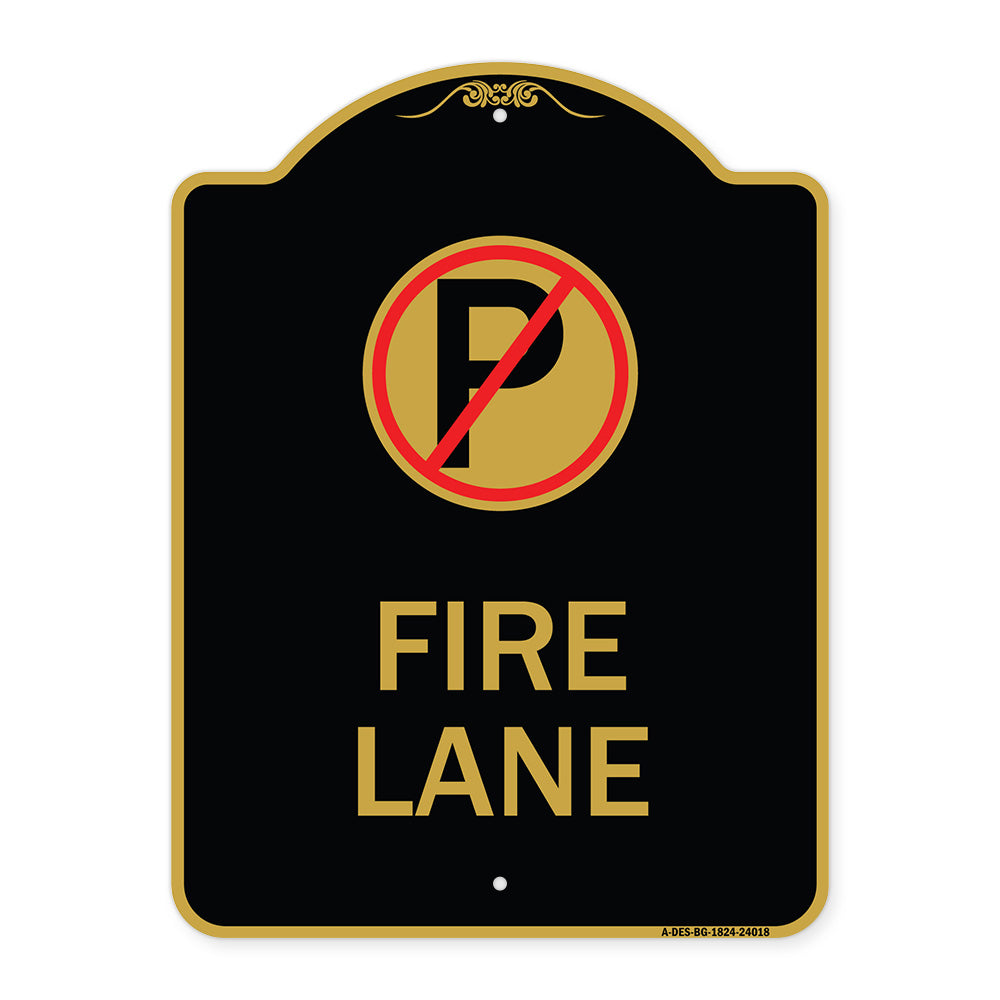 Fire Lane (No Parking Symbol)