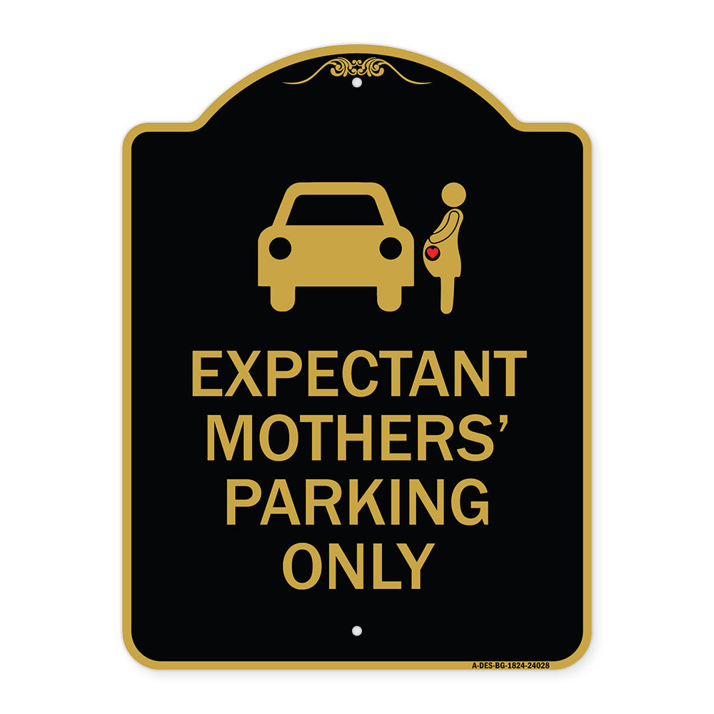 Expectant Mothers' Parking Only (With Graphic)