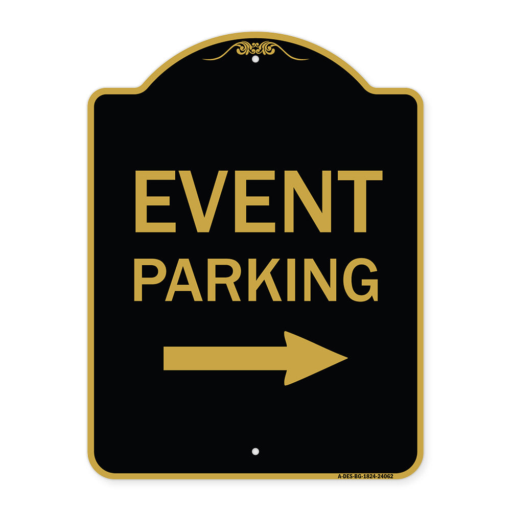 Event Parking with Left Right Arrow