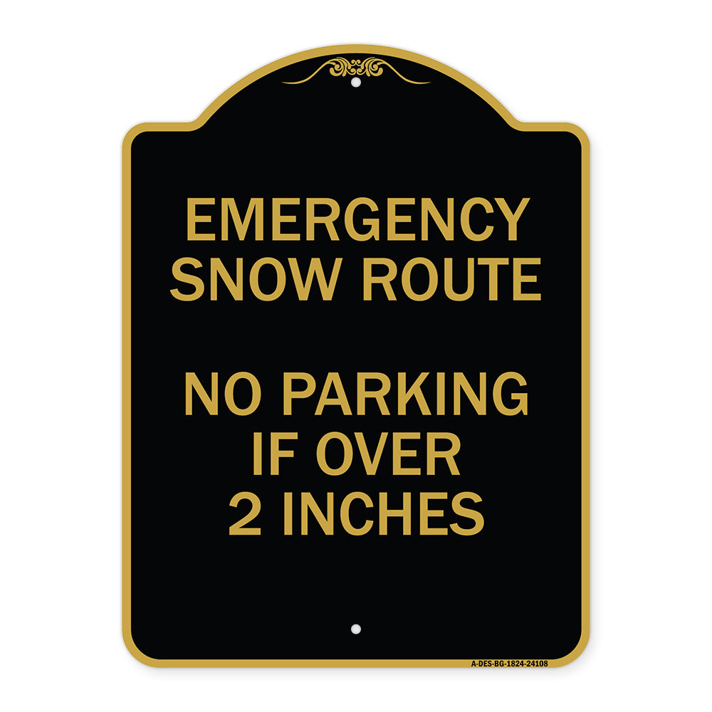 Emergency Snow Route No Parking Emergency Snow Route No Parking If Over 2 Inches
