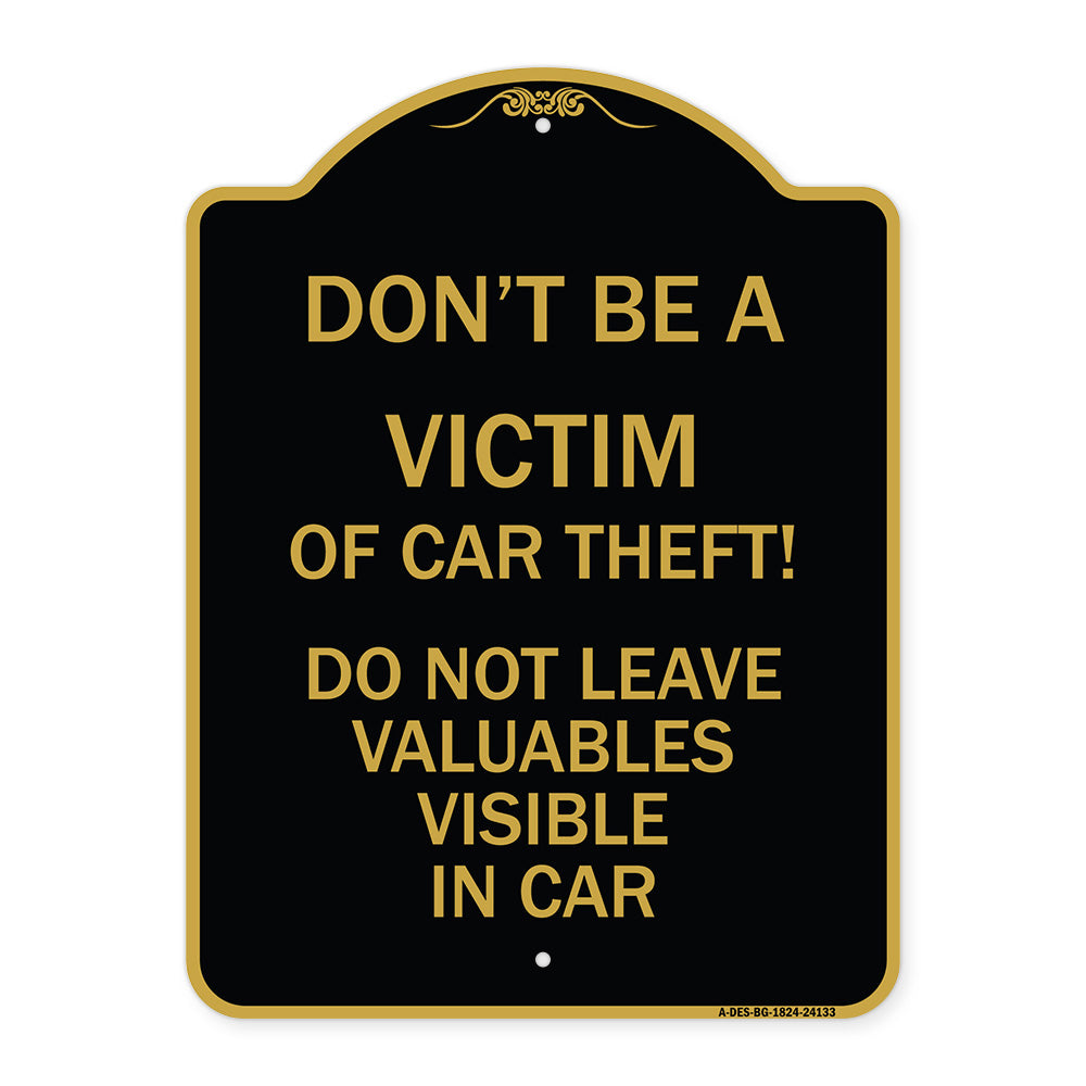 Don't Be A Victim of Car Theft! Do Not Leave Valuables Visible in Car