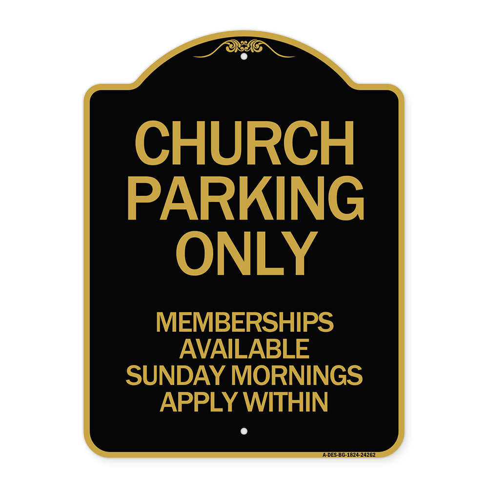 Church Parking Only Memberships Available Sunday Mornings Apply Within