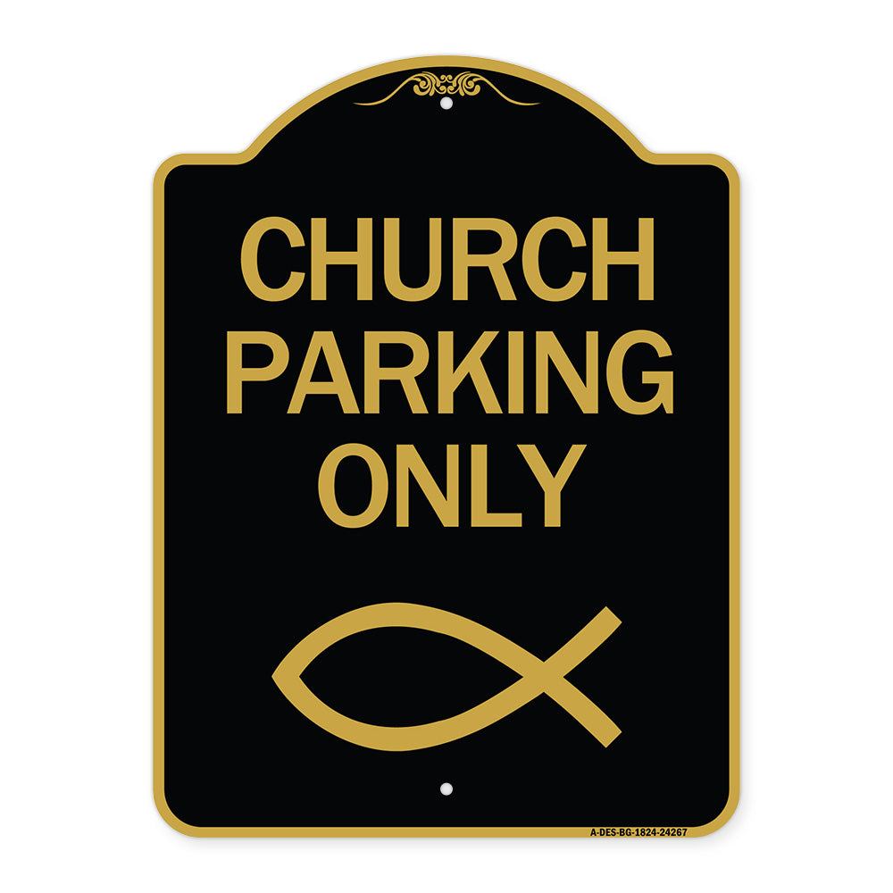 Church Parking Only (Symbol)