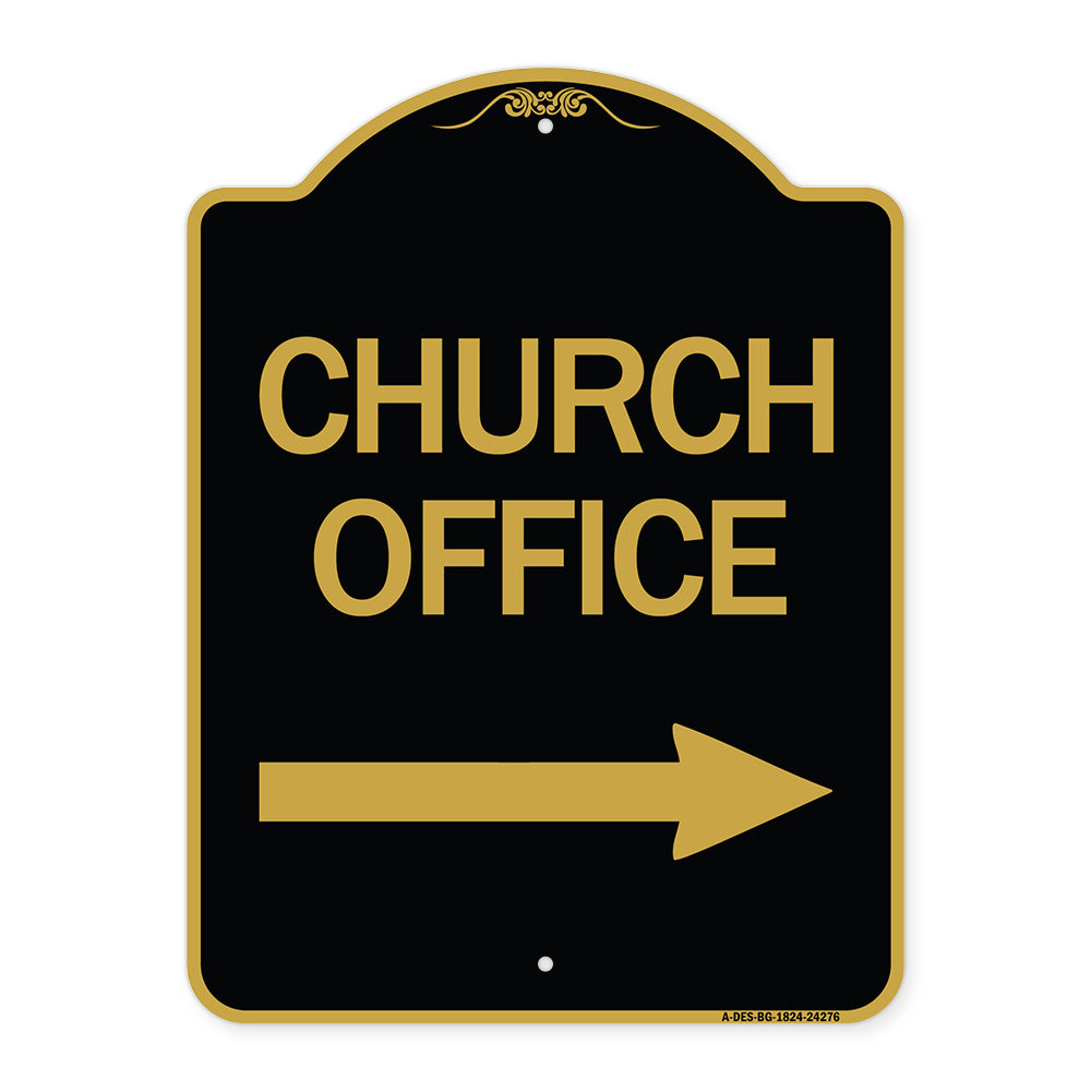 Church Office (With Right Arrow)