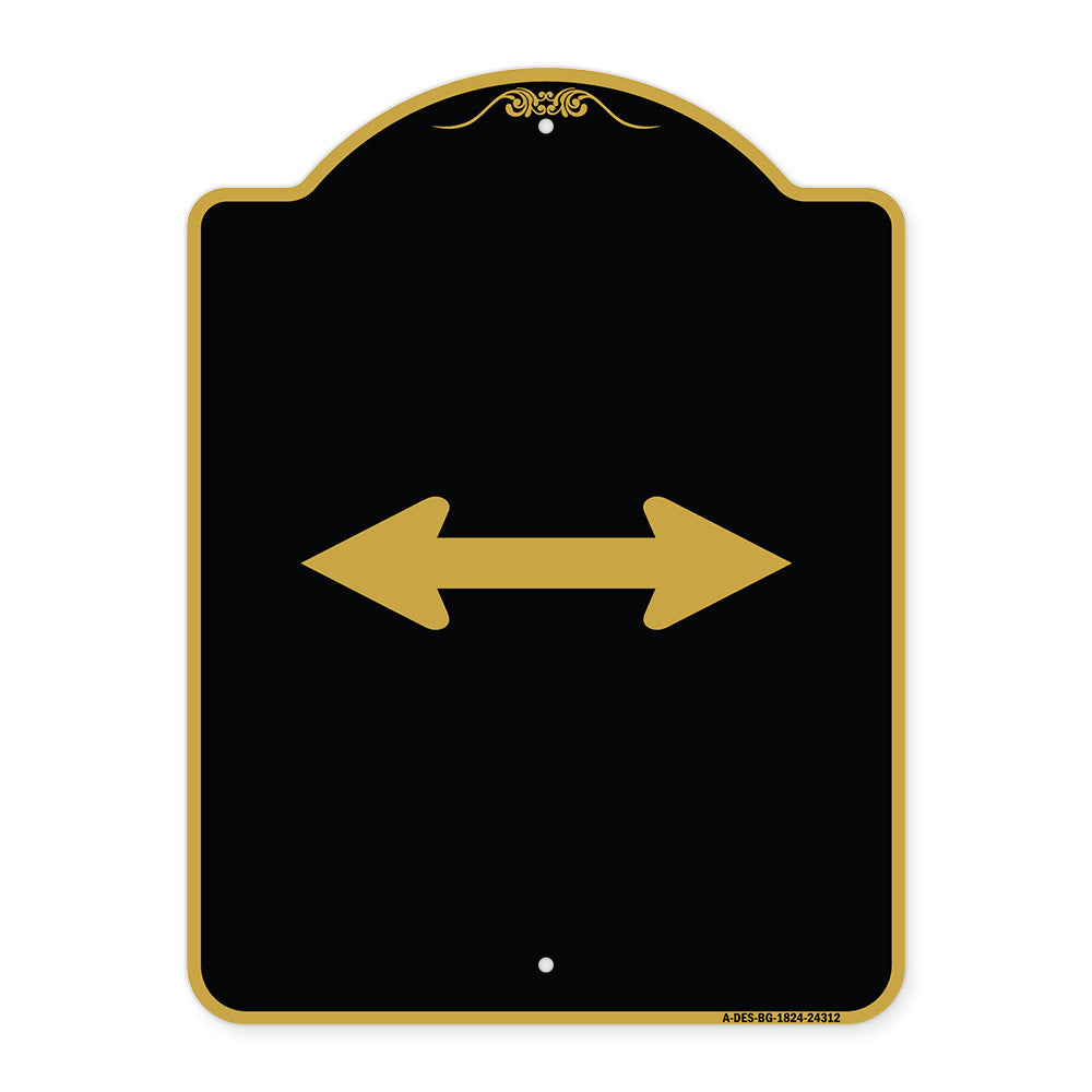 Bidirectional Arrow (Black)