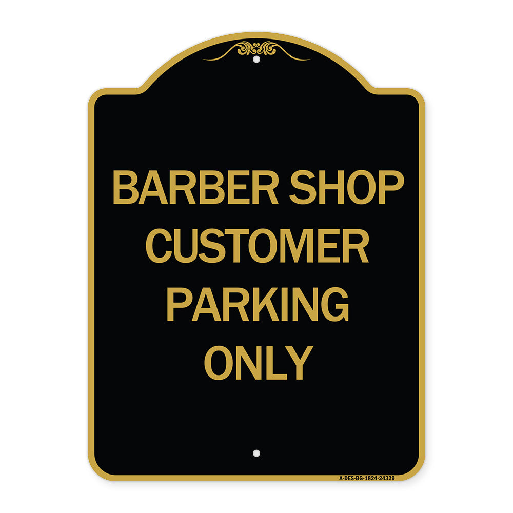 Barber Shop Customer Parking Only