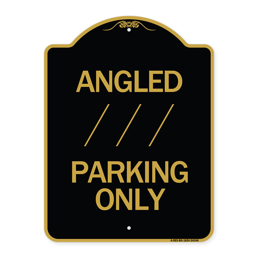 Angle Parking Only (With Bidirectional Arrow) 1