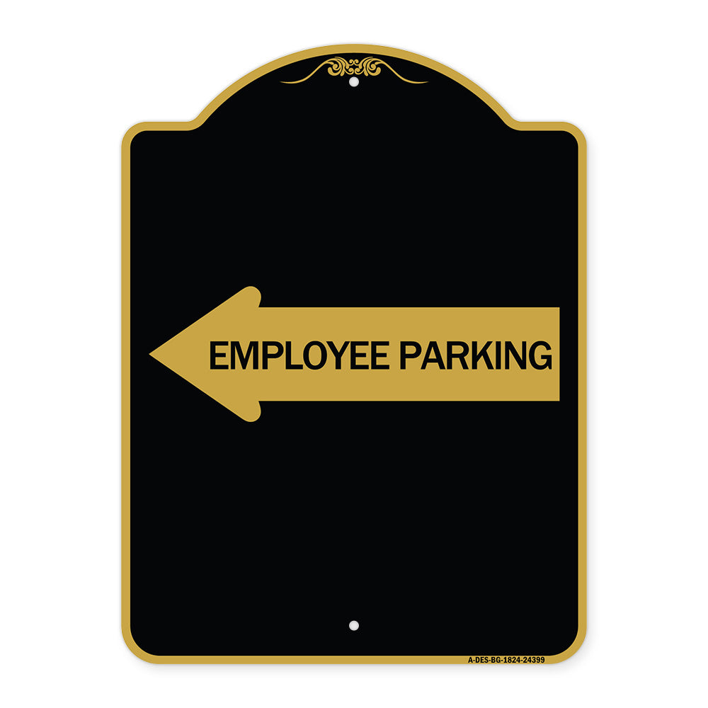 Employee Parking (With Left Arrow)