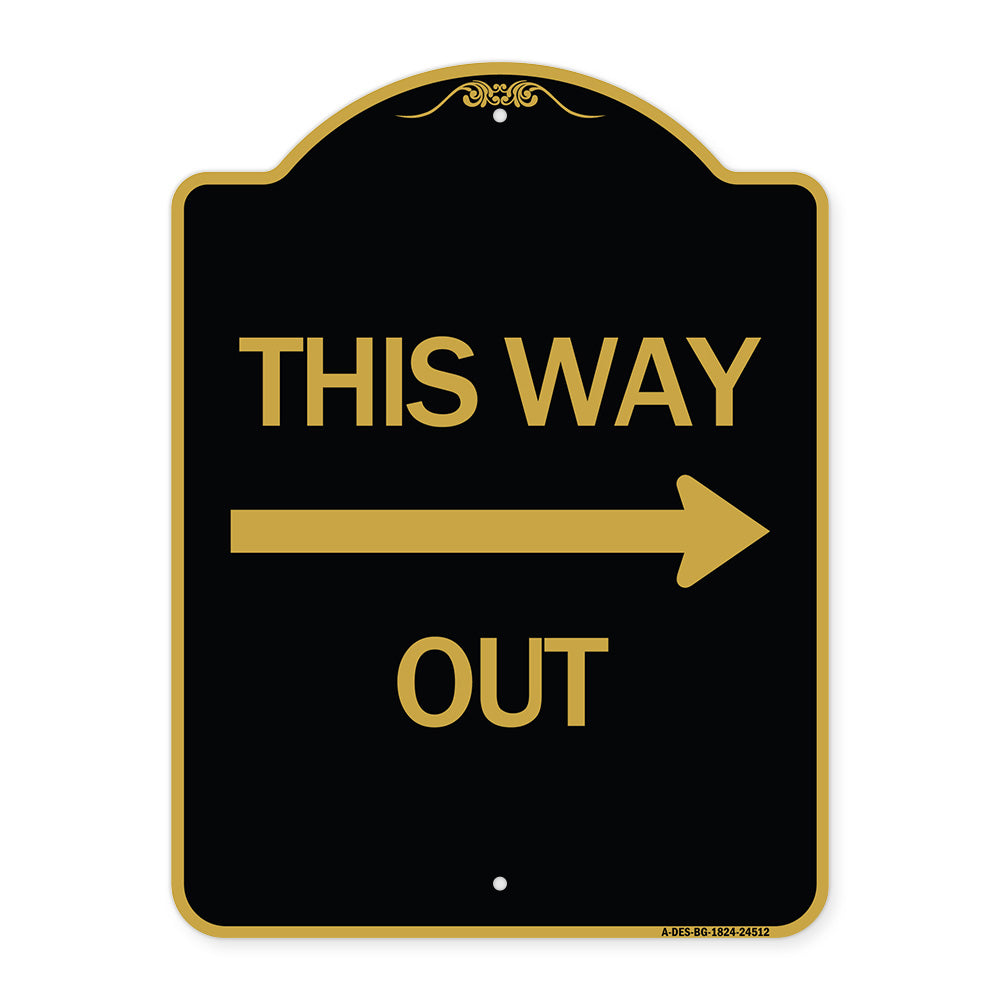 This Way Out (Right Arrow)