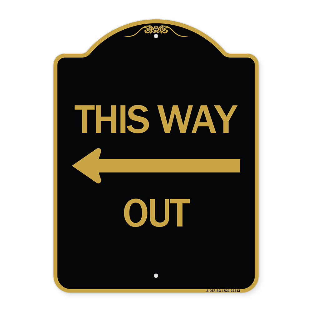 This Way Out (Left Arrow)