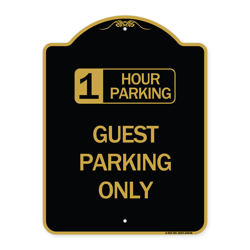 1 Hour Parking Guest Parking Only