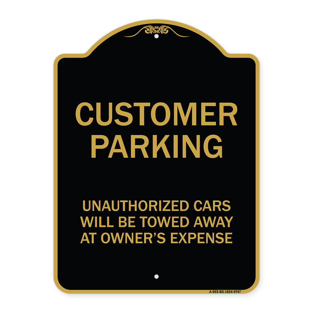 Unauthorized Cars Will Be Towed Away At Owner's Expense