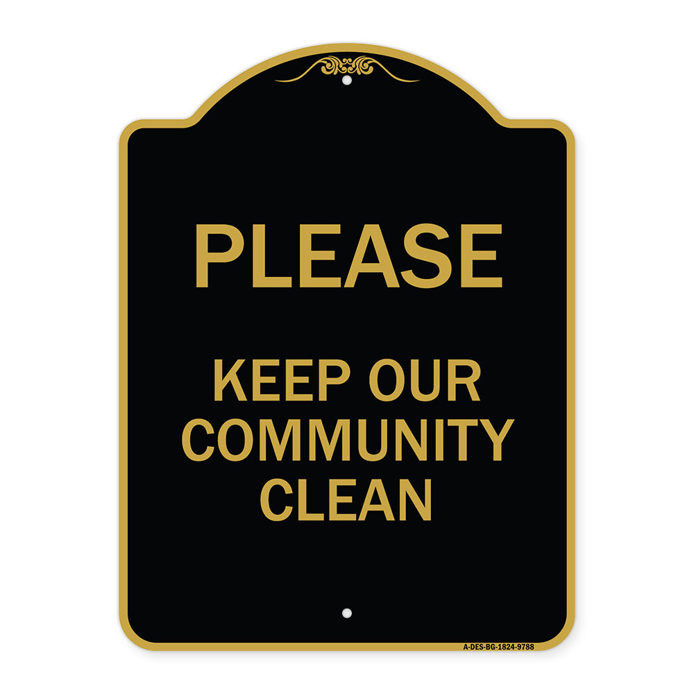 Please Keep Our Community Clean