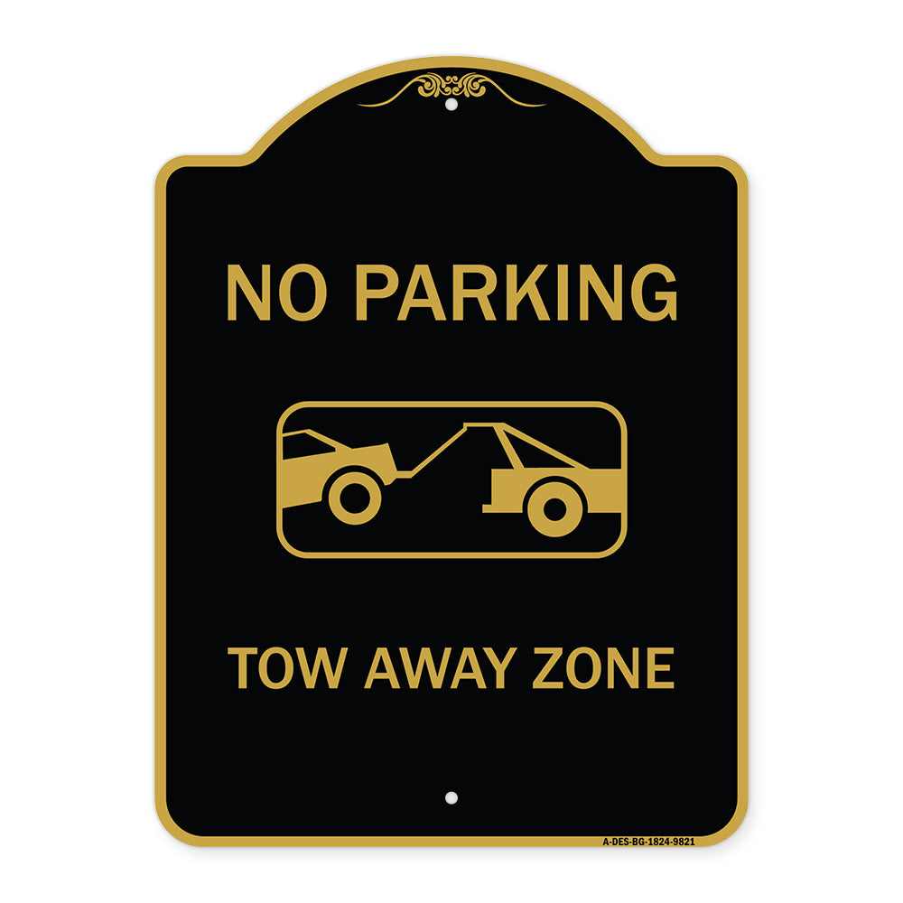 No Parking Tow Away Zone