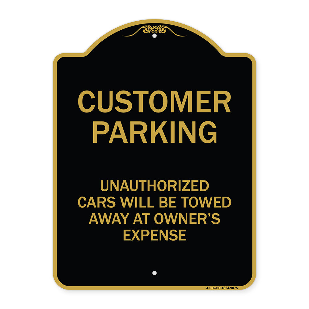 Unauthorized Cars Will Be Towed Away At Owner's Expense