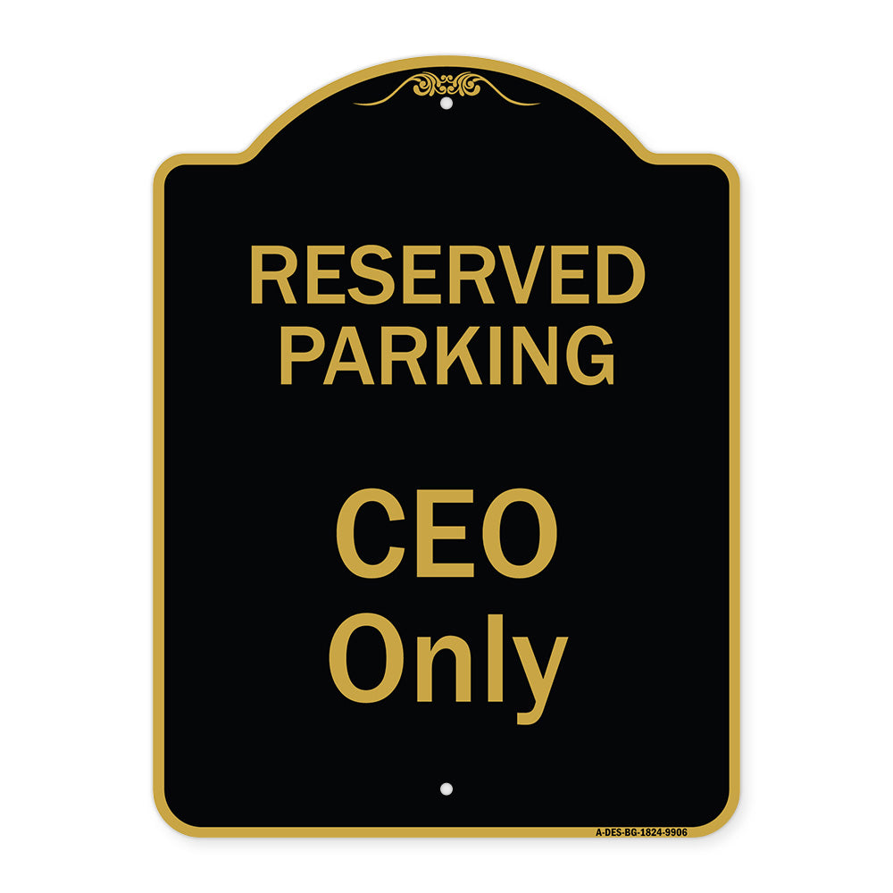 Reserved Parking Ceo Only