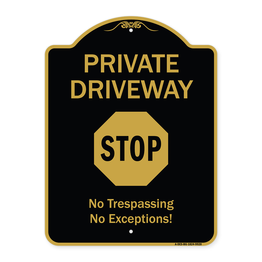 Private Driveway, Stop