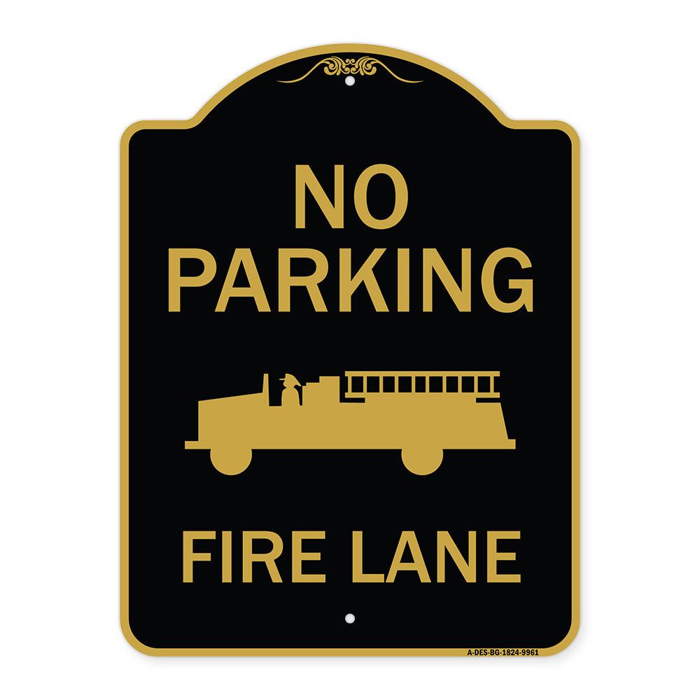 No Parking Fire Lane
