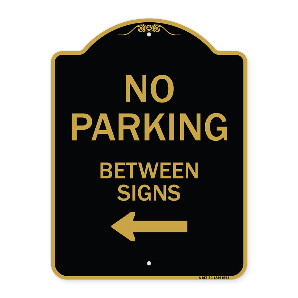 No Parking Between Signs