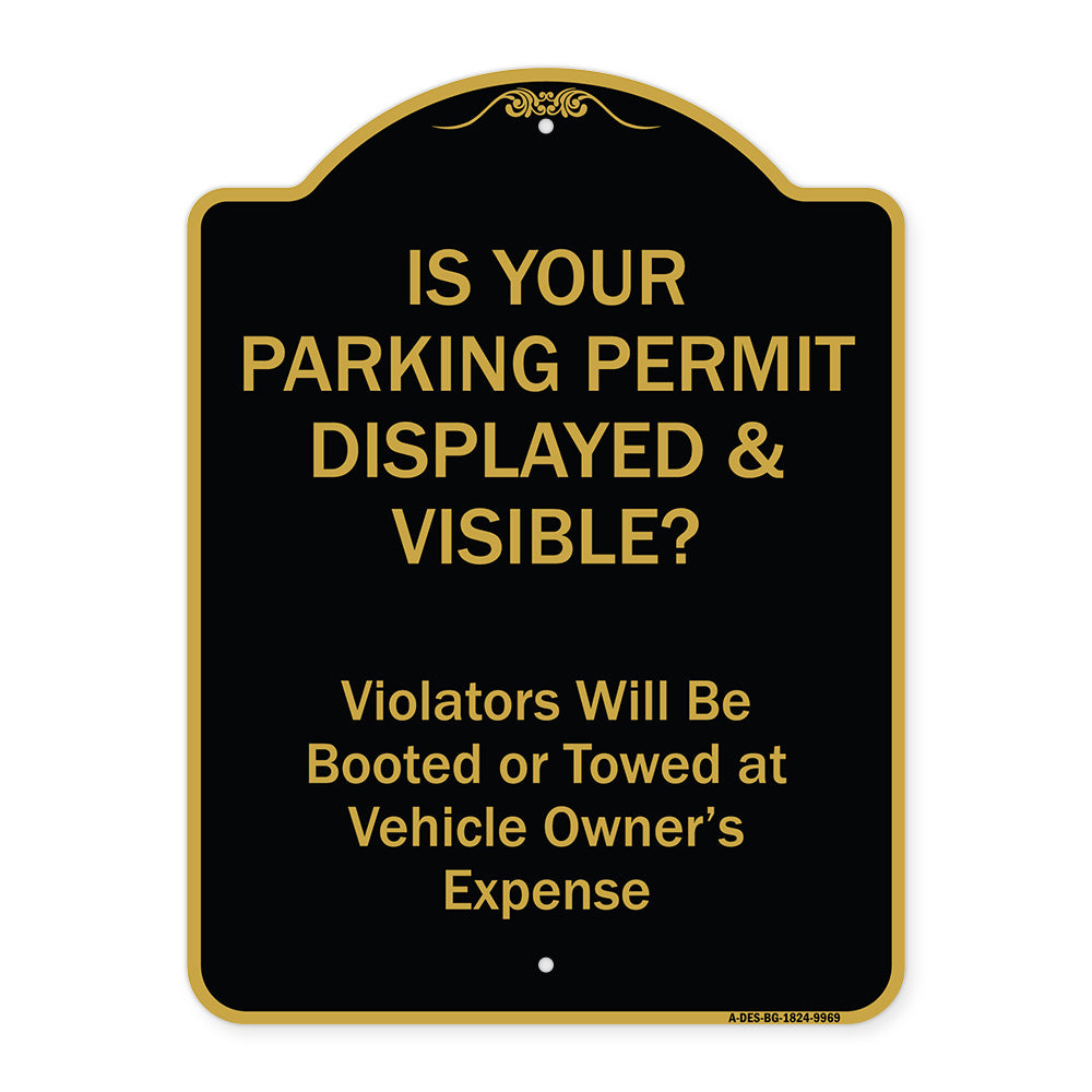 Is Your Parking Permit Displayed & Visible