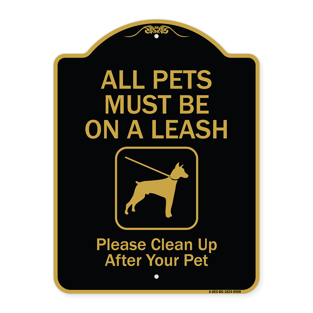 All Pets Must Be On A Leash Please Clean Up After Your Pet