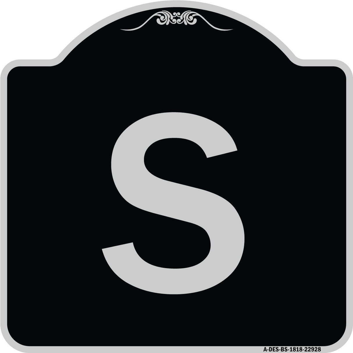 Sign with Letter S