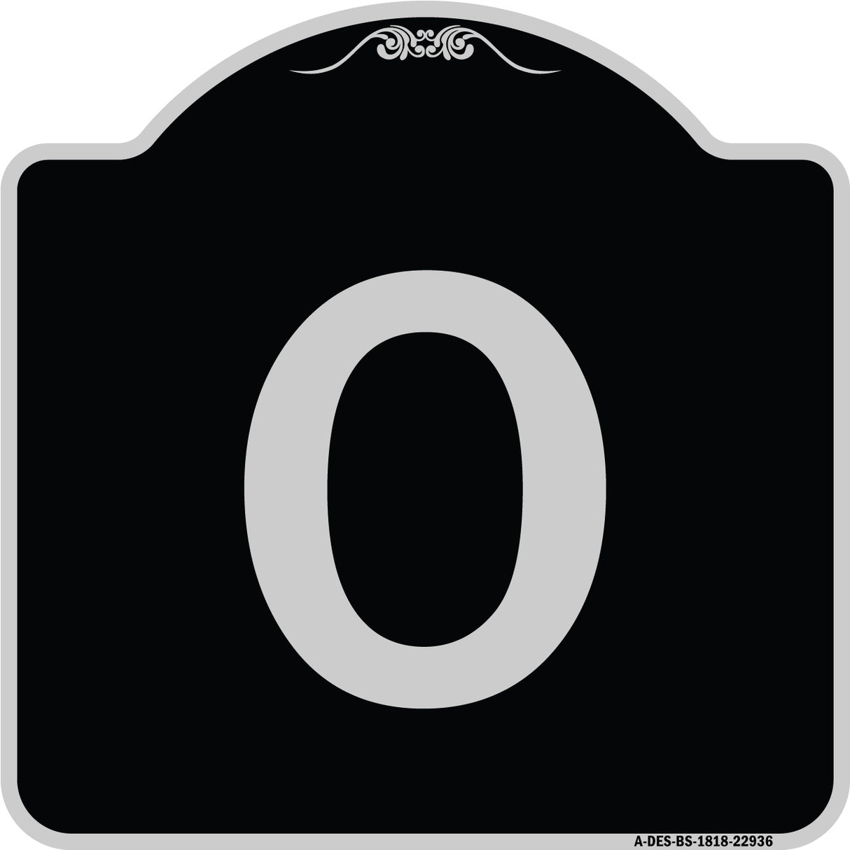 Sign with Letter O