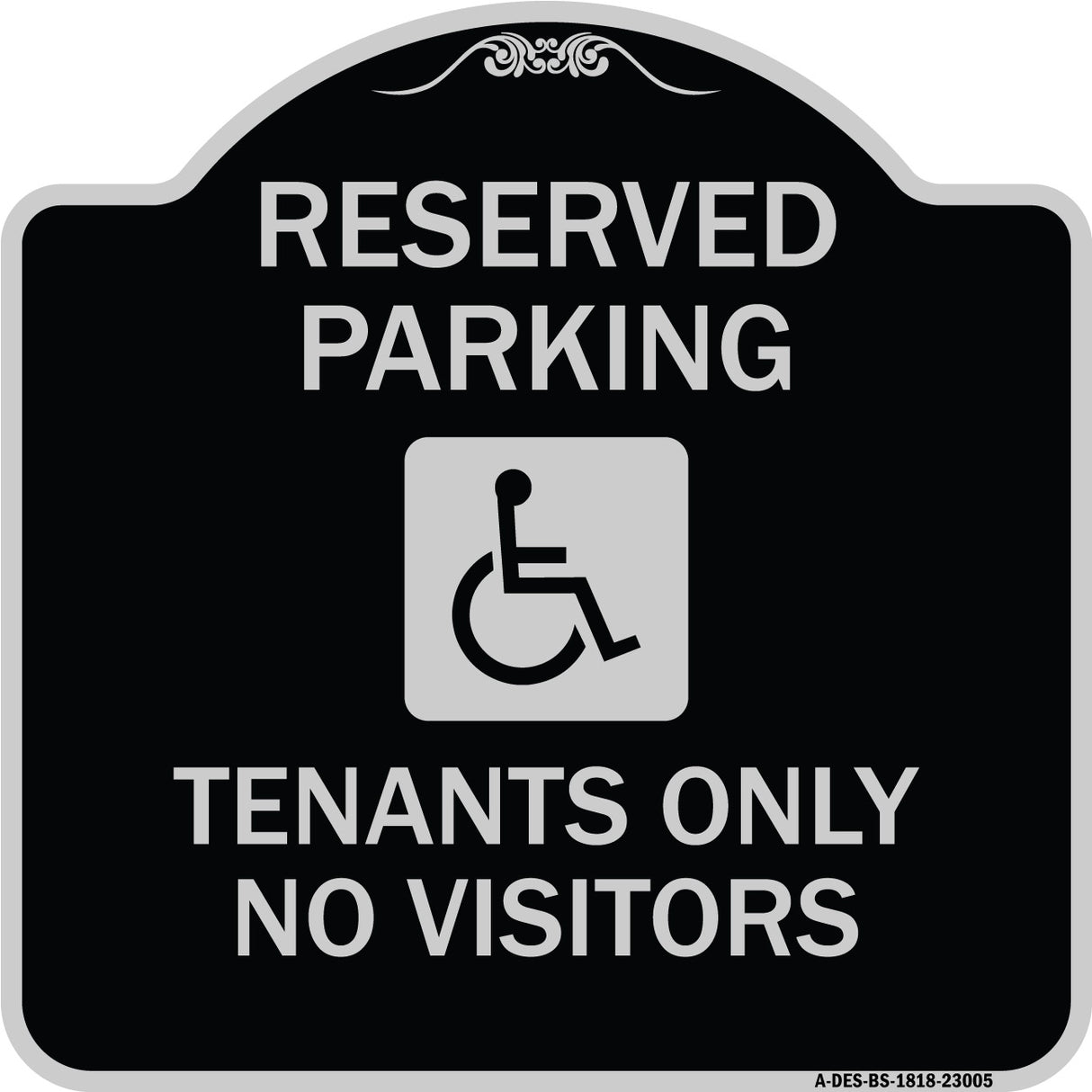 Reserved Parking Tenants Only No Visitors (With Graphic)