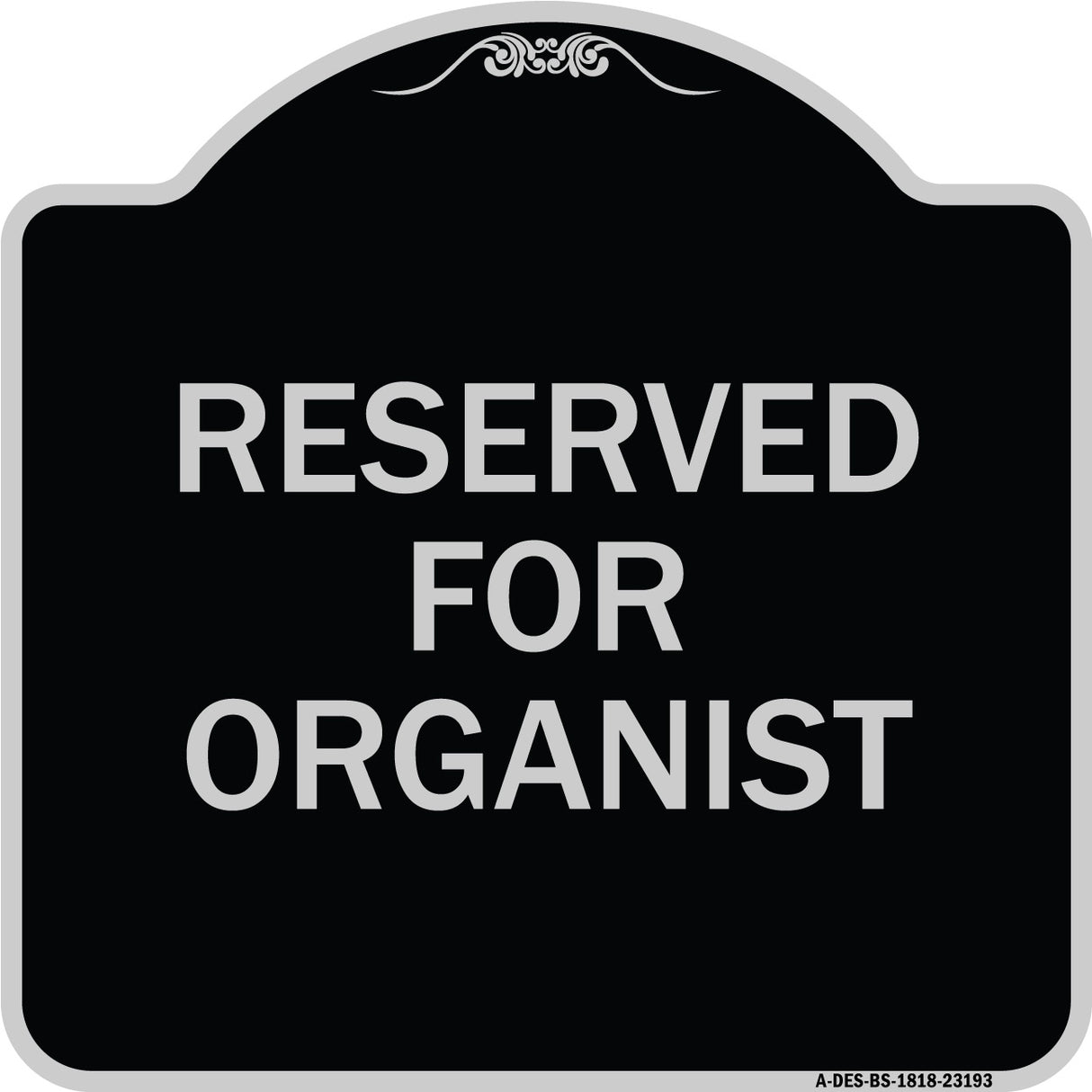 Reserved for Organist