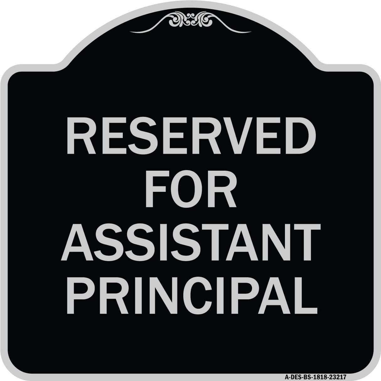 Reserved for Assistant Principal