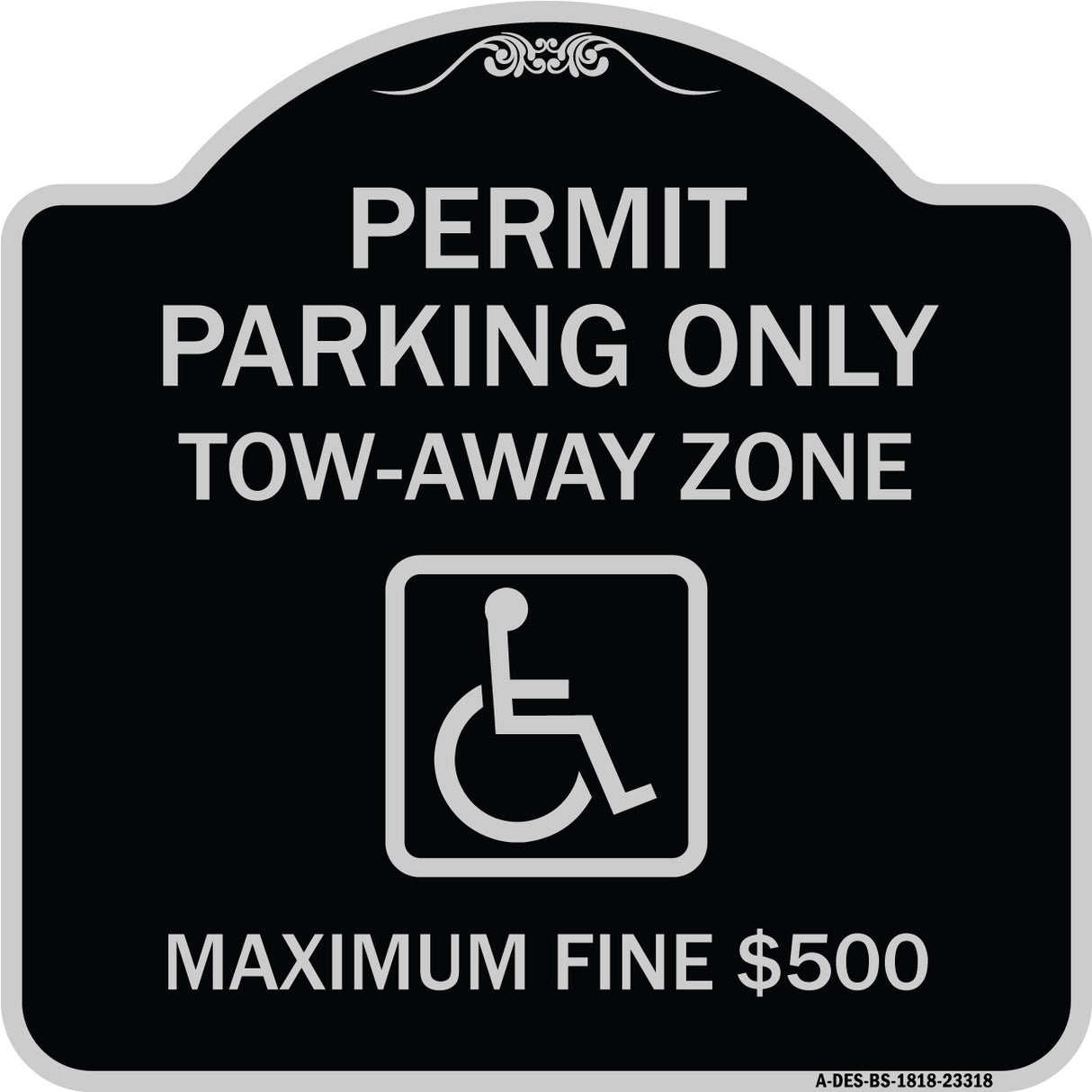 Permit Parking Only Tow-Away Zone Maximum Fine
