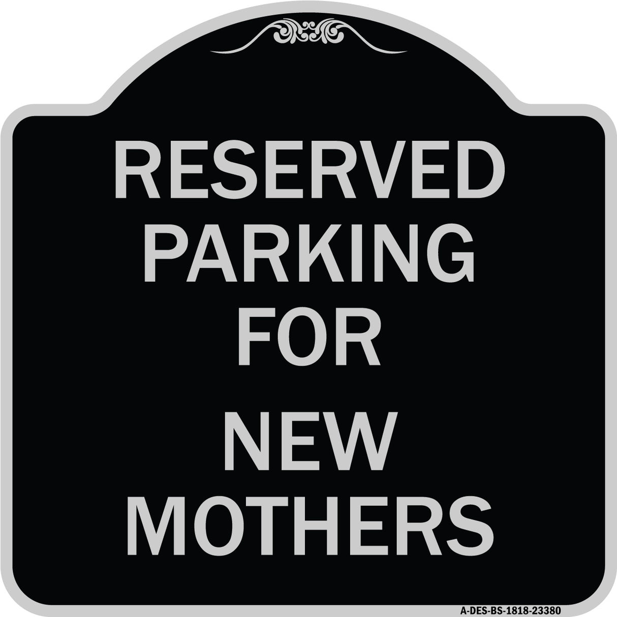 Parking Reserved for New Mothers