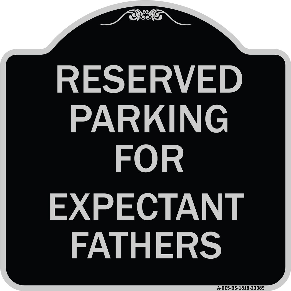 Parking Reserved for Expectant Fathers