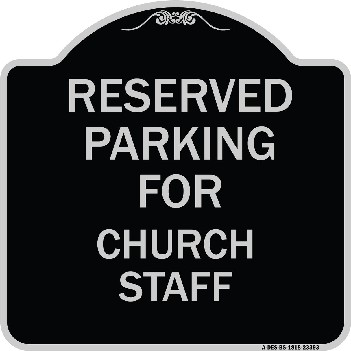 Parking Reserved for Church Staff