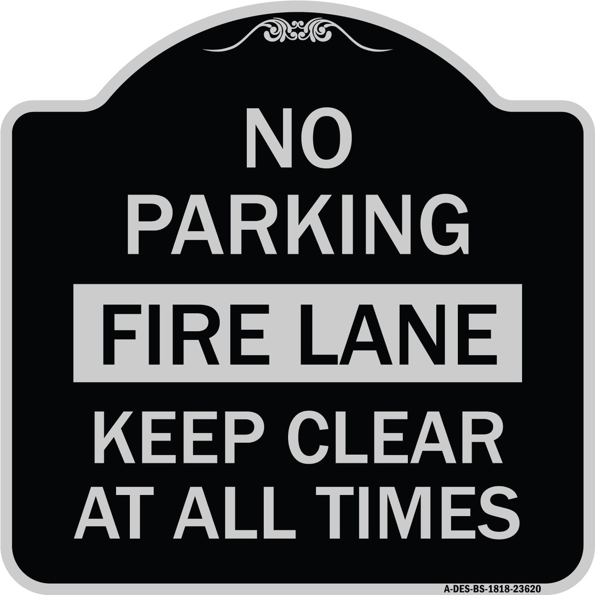 No Parking Fire Lane Keep Clear at All Times