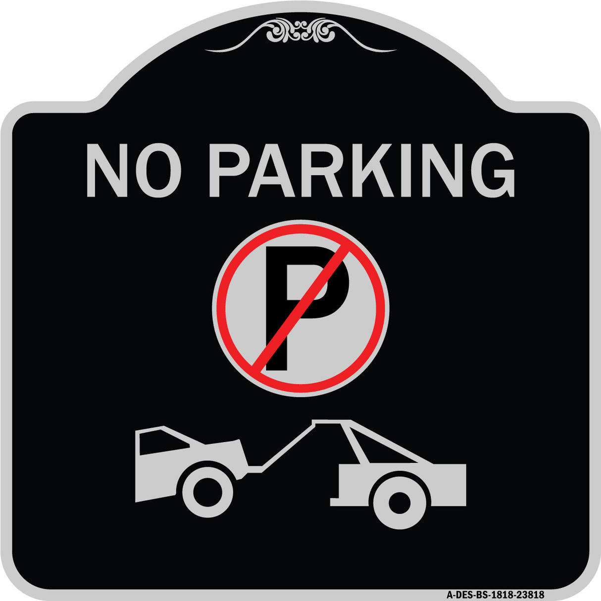 No Parking (No Parking Symbol and Tow Truck Symbol)