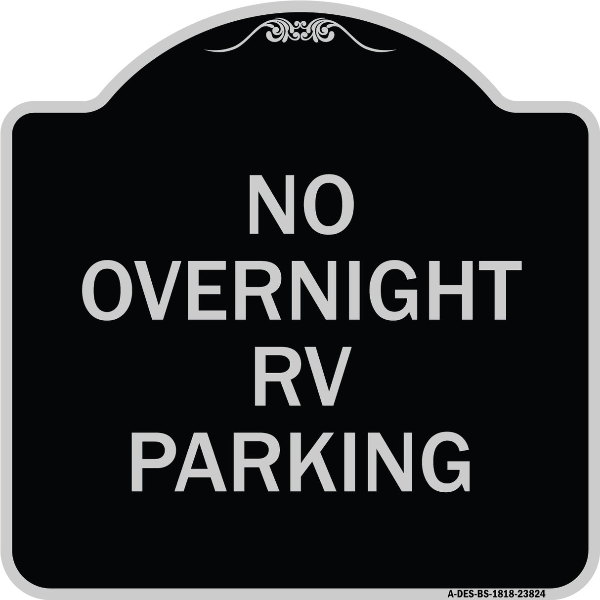 No Overnight RV Parking
