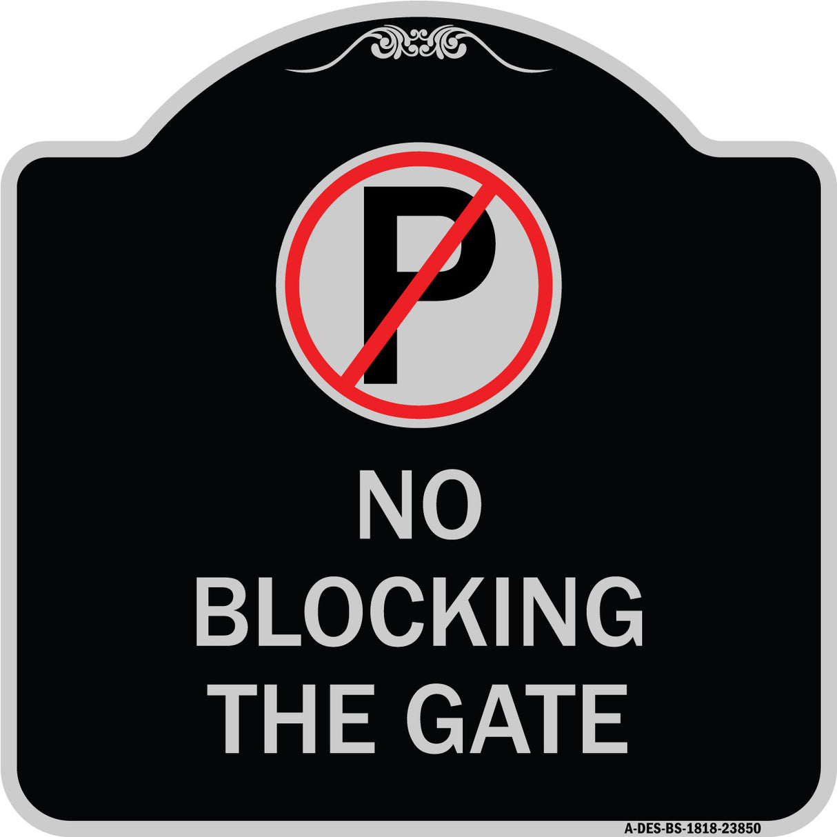 No Blocking the Gate with Graphic