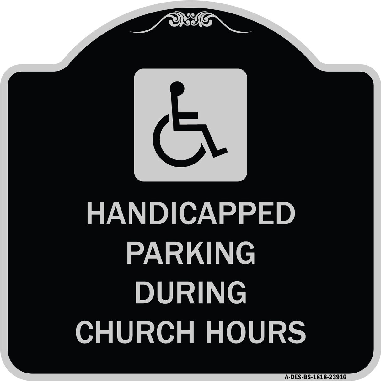 Handicapped Parking During Church Hours (With Graphic)