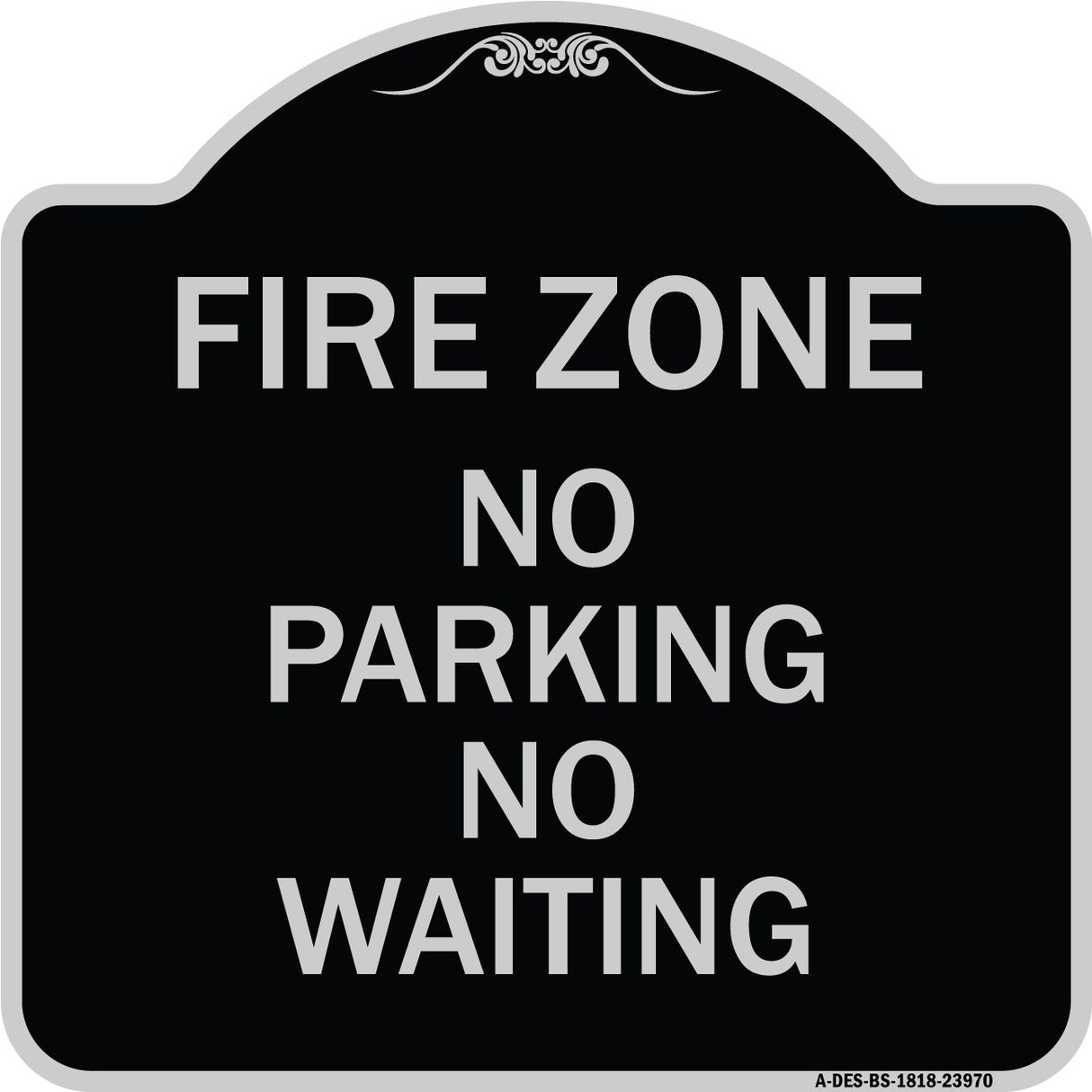 Fire Zone No Parking No Waiting