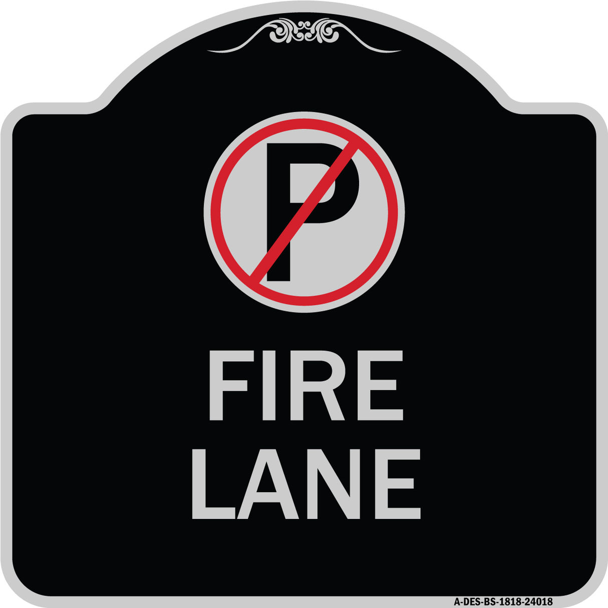 Fire Lane (No Parking Symbol)