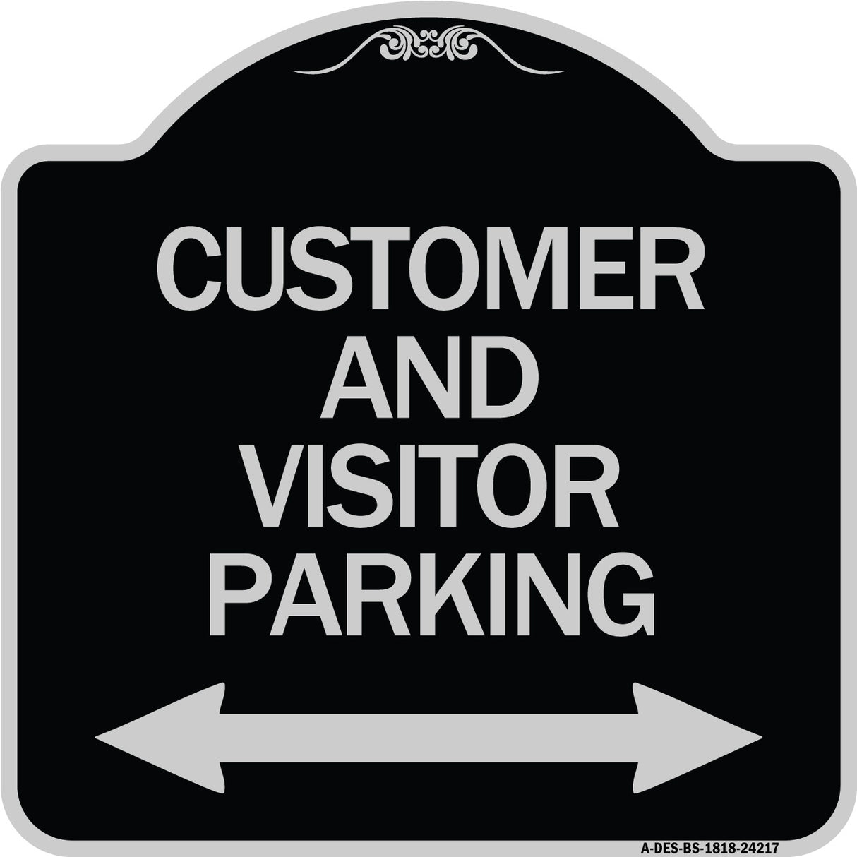 Customer and Visitor Parking (Bidirectional Arrow)