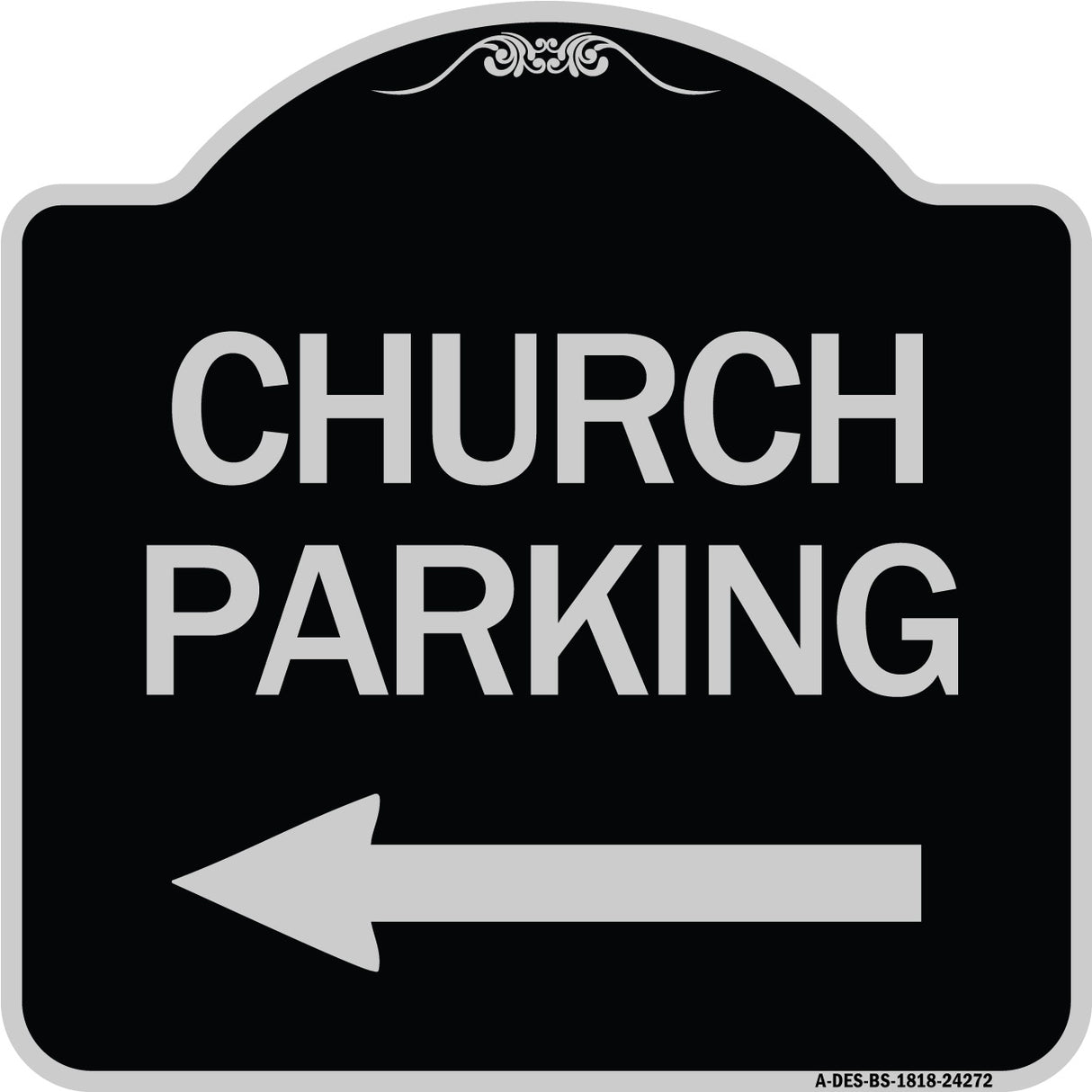 Church Parking (With Left Arrow)