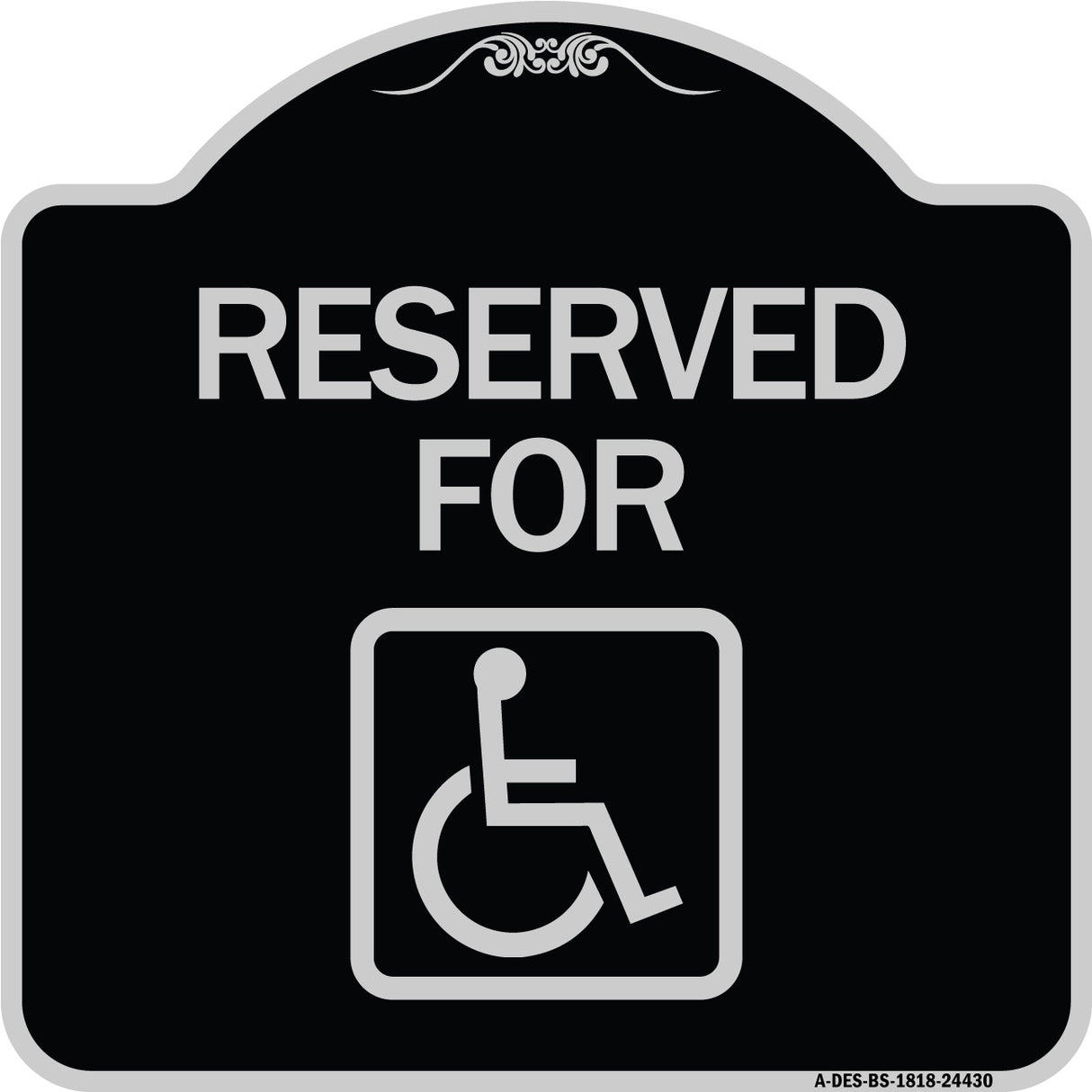 Reserved for (With Accessible Symbol)