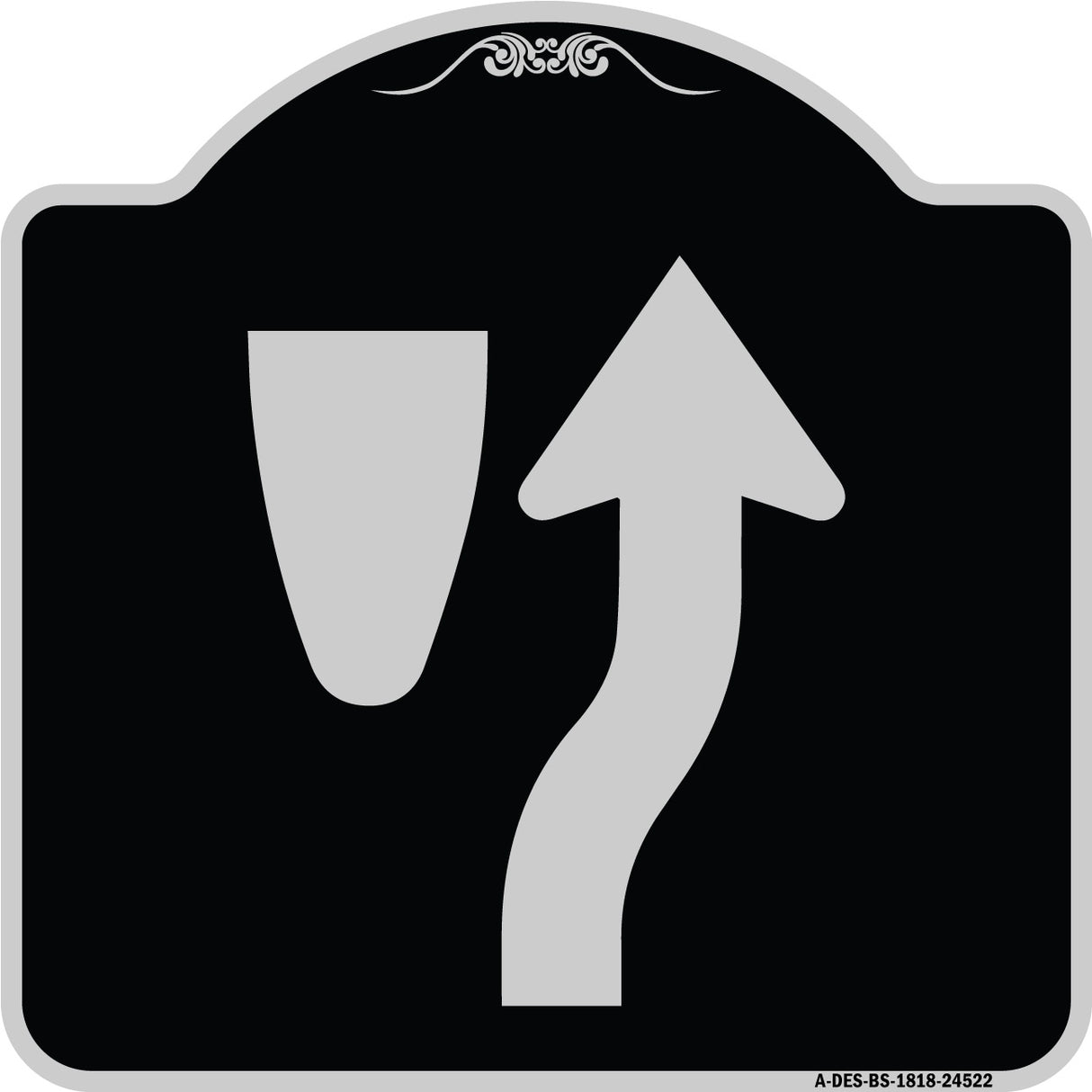 Beware of Curb Graphic