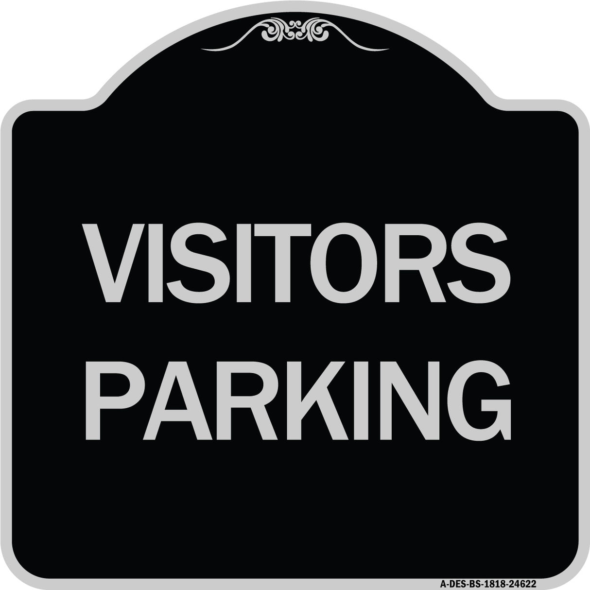 Parking Lot Sign Visitors Parking