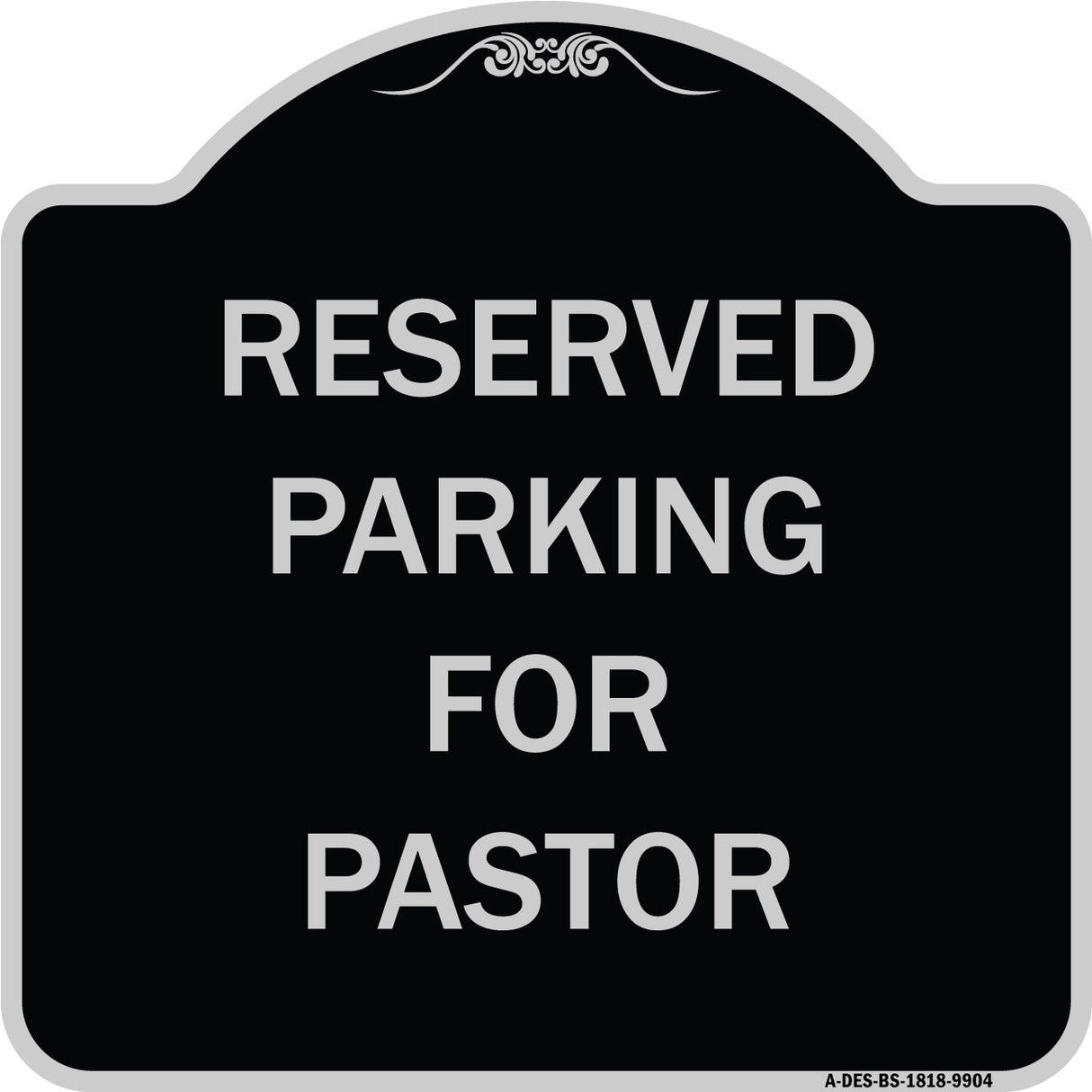 Reserved Parking For Pastor